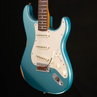 Fender Custom Shop LTD 1959 Stratocaster Relic, Ocean Turquoise 7lbs 5.7oz image 3