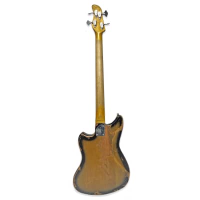 Woodcraft Electric Guitars Retro-Modified Bobcat 4 Tobacco Sunburst Custom Bass 34" Scale image 7