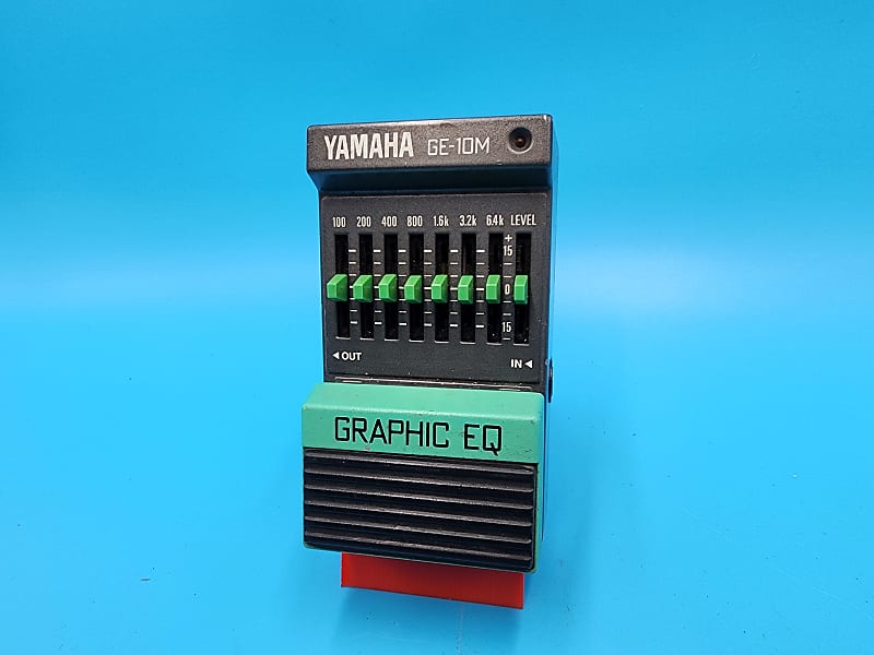 YAMAHA GE-10M 1984 イコライザー Yamaha GE-10M 7 Band Equalizer 1980's Vintage Guitar Pedal