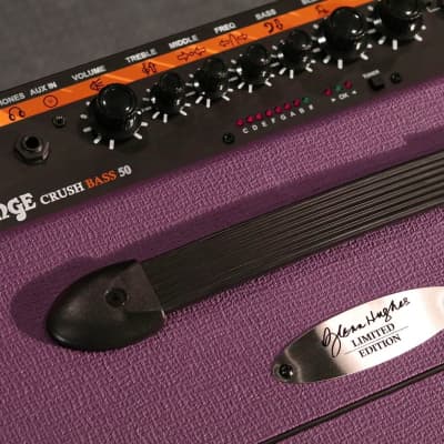 Orange Crush Bass 50 Limited Edition Glenn Hughes Purple image 5