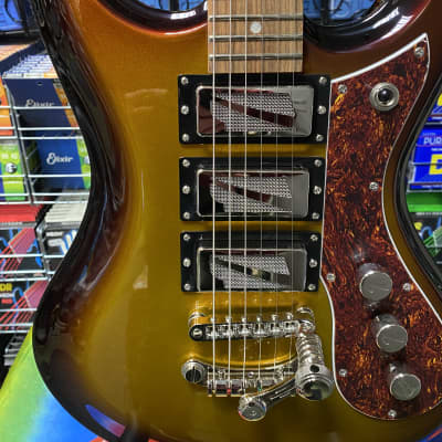 Italia Europa electric guitar in Goldburst - Made in Korea image 16
