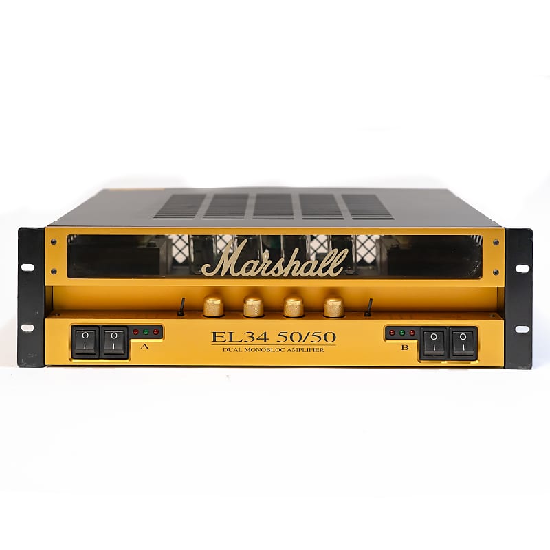 アンプ Marshall EL34 50/50 Marshall EL34-50/50 Guitar Power Amp 3U Rack at Gear4music