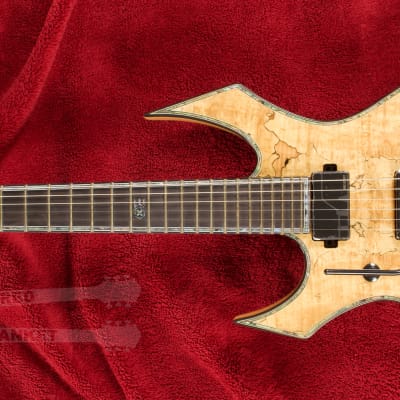 B.C. Rich Warlock Extreme with Floyd Rose Left Handed Spalted Maple image 2