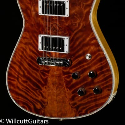 Giffin Valiant Custom Curly Redwood/White Limba-5640221-8.54 lbs for sale