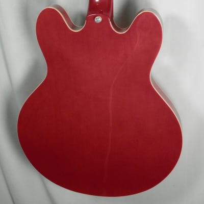 Epiphone Dot ES-335 Red Semi-hollow Electric Guitar with case used Upgraded Gibson '57 Classic Pickups image 10