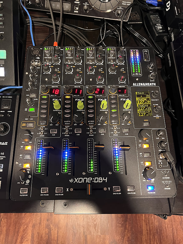 Allen & Heath XONE:DB4 4-Channel Digital DJ Mixer w/ Effects | Reverb