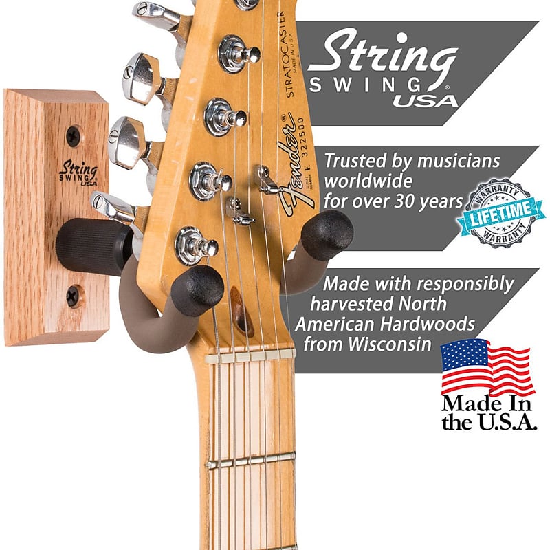 String Swing CC01KO Guitar Wall Mount Hanger for Acoustic