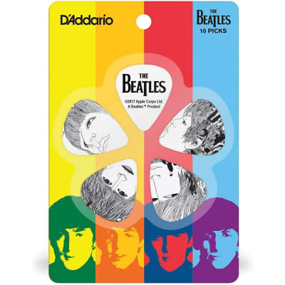D'addario Beatles Guitar Picks, Revolver, 10 Pack, Heavy Gauge image 1