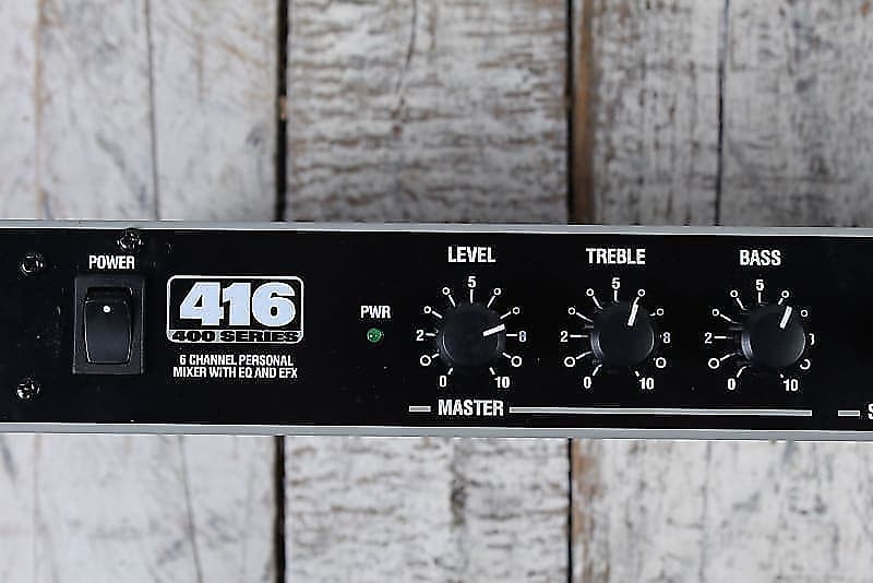 ART 416 Mixer 6 Channel Personal Mixer Rack Mount Mixer with