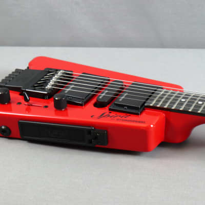 Steinberger Spirit GT-Pro Deluxe Electric Guitar, Hot Rod Red, W/Gig bag image 4