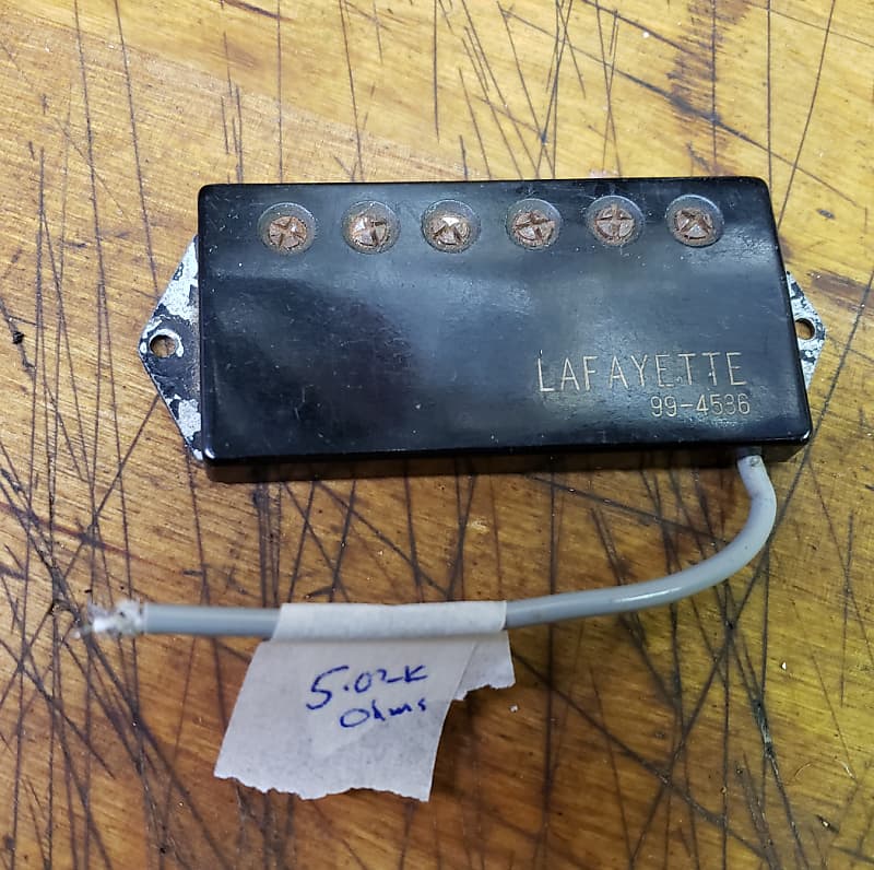 1965 Lafayette 994536 Solid Body Guitar Pickup Japan 5.02K Reverb