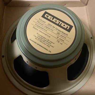 CELESTION G12M セレッション 16Ω Greenback 25W① Celestion G12M Greenback 12-inch 25-watt Replacement Guitar Amp