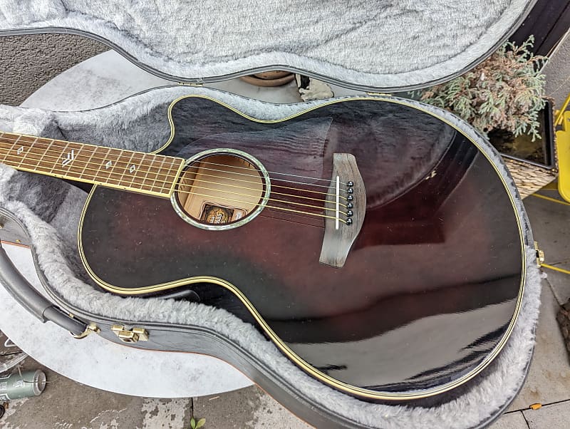 Yamaha Compass CPX-900 MBL Hardcase Acoustic Guitar Piezo Pick-Up