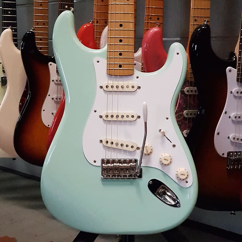 Fender   Classic 50 Stratocaster Mex Surf Green image 1