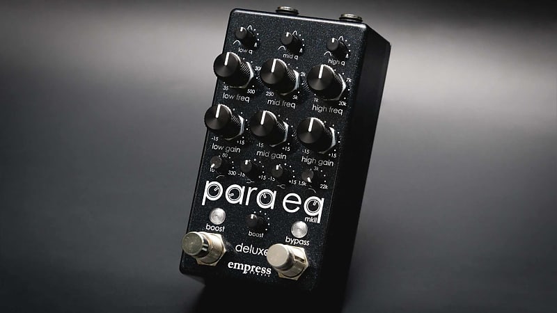 ギター Empress Effects ParaEQ MKII Deluxe BLACK ParaEq MKII Deluxe Black – Empress Effects Inc.