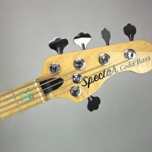 USA Spector Coda Deluxe 5 String Bass Guitar Bahama Blue Gloss PJ Pickups image 4