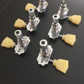 TonePros Kluson Deluxe Locking Tuners 3x3 Chrome Reverb