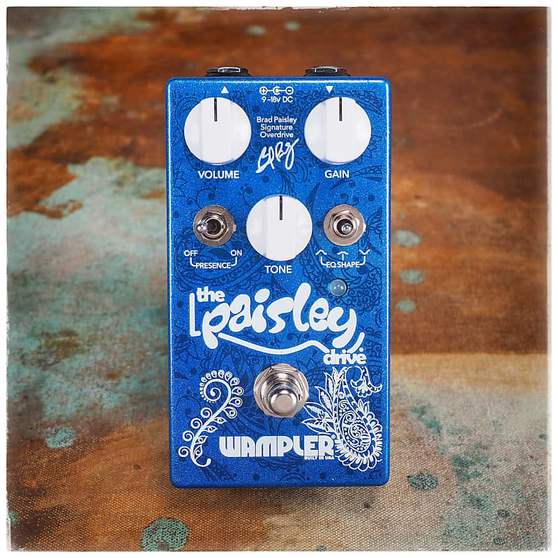 Wampler Paisley Drive Brad Paisley Signature Overdrive Pedal | Reverb