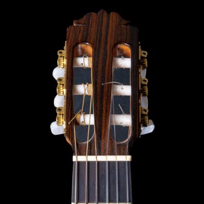 Amalio Burguet 2008 Noguera Walnut Electro-Classical Guitar, Pre-Owned image 4