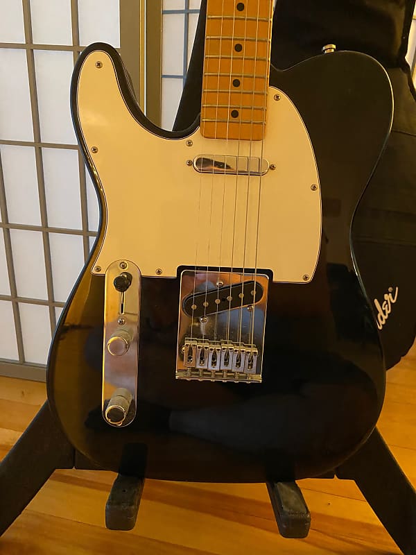 Fender Standard Telecaster Left-Handed 2008 Black image 1
