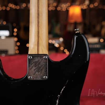 Mario Martin "Model S" Electric Guitar - Relic'd Black Finish & Arcane Pickups! image 8