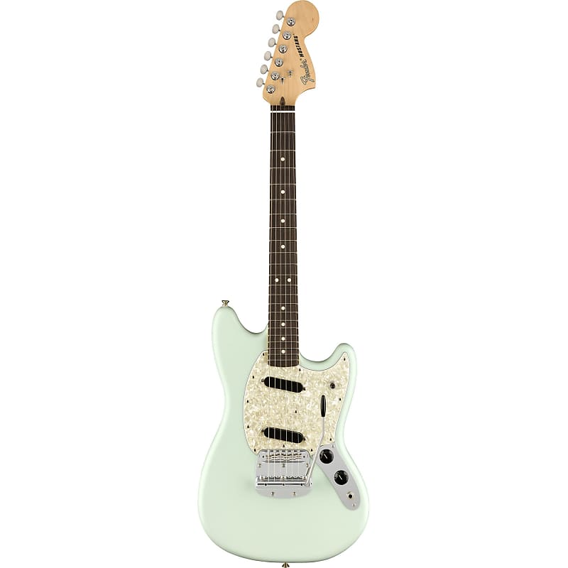 Fender American Performer Mustang - Satin Sonic Blue image 1