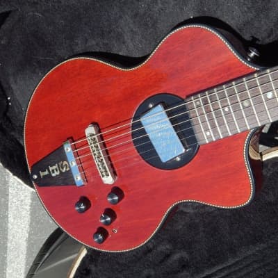 Rick Turner Model 1 Guitar Lindsey Buckingham 1997 Red Mahogany, zero fret for sale