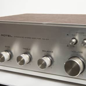 Rotel RA-211 Vintage Stereo Integrated Amplifier #329 As Is for Parts or  Repair | Reverb