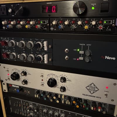 Modified AMS Neve 3U Horizontal 2-Slot 1073 / 1084 Rack (Loaded with 1084 Pair) - Refurbished & Modded image 4