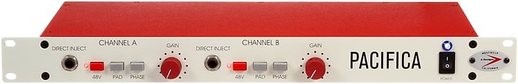 A Designs Pacifica 2-channel Microphone Preamp image 1