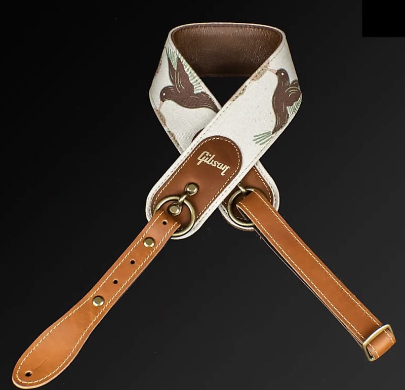 Gibson Hummingbird Premium Guitar Strap 2022 Reverb