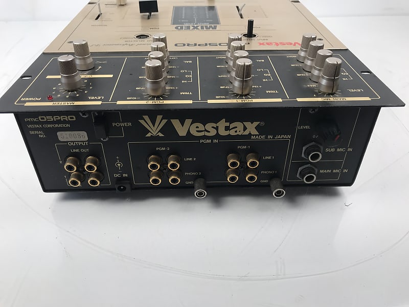 Vestax PMC-05 Pro Q Limited Edition Gold | Reverb