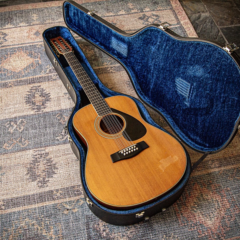 Yamaha FG-12-800 12-String Acoustic Natural 1974 | Reverb