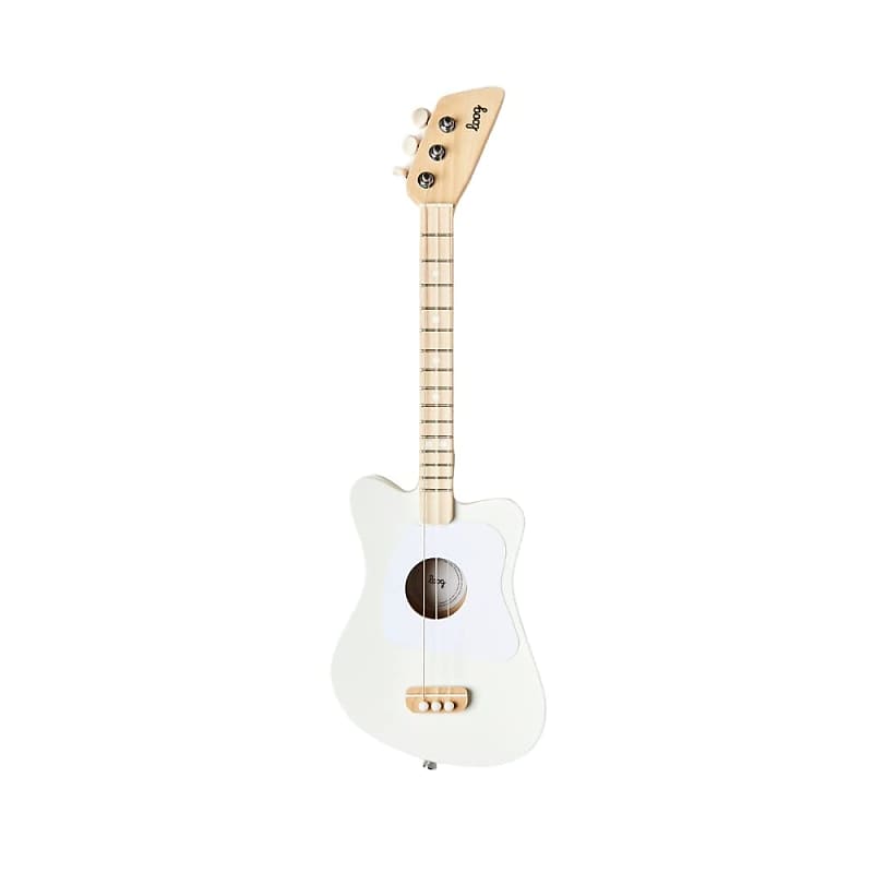 Open-Box Loog Mini Acoustic Guitar - White image 1