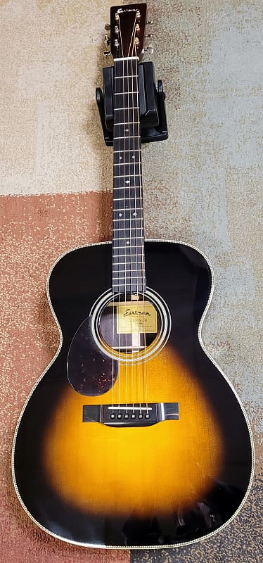 Eastman E20OM-SB Left Handed Sunburst | Reverb