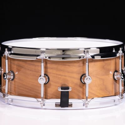 Hendrix Perfect Ply Walnut 5.5x14 Snare Drum -High Gloss image 2