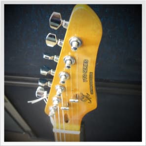 SX Custom Handmade VTG Series Stratocaster Metallic Blue w/gig bag & upgraded pups image 6