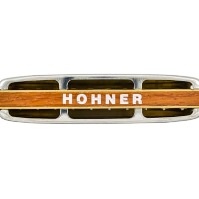Hohner 532BX-E MS Series Modular Blues Harp Harmonica - Key of E Silver image 3