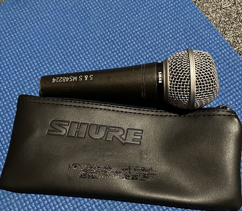Vintage Shure SM48 Dynamic Lo Z Vocal Microphone w/ Shure case/bag - Can’t get it to work image 1