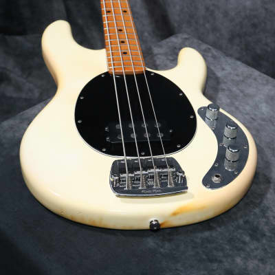 1979 Music Man Stingray Bass - White - OHSC - Leather MM Bag & Strap - Excellent Condition image 13