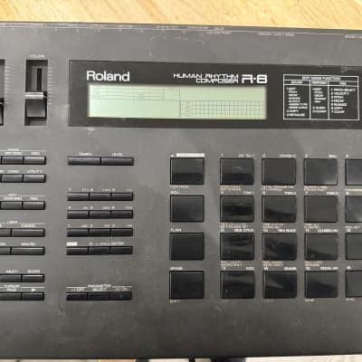 Roland R-8 Human Rhythm Composer 1980s - Black