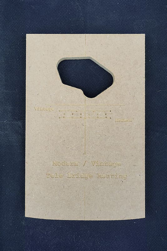 Tele Bridge & Pickup Routing Template MDF CNC Guitar Reverb