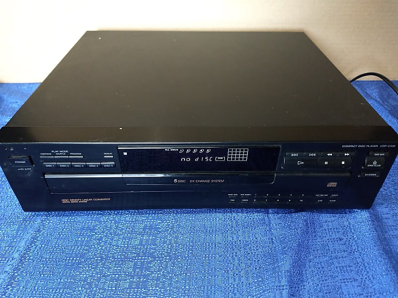 Sony CDP-CE345 5 Disc CD Changer/Player image 1