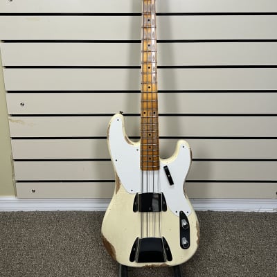 Fender Custom Shop 55 Precision Bass Heavy Relic Vintage White 2023 for sale