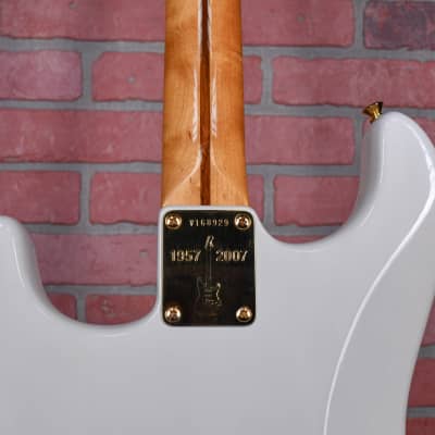 Fender American Vintage Limited Edition 1957 Stratocaster  White Blonde 2006 w/OHSC image 11