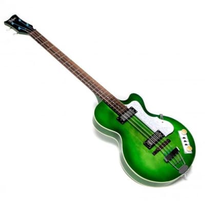Hofner HI-CB-PE-GR Club Bass - Ignition Transparent Green - PRO image 7