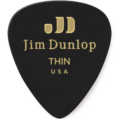 Dunlop 483R03TH Celluloid Standard Classics Thin Guitar Picks (72-Pack)