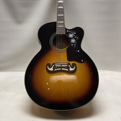 Epiphone EJ-200/VS Vintage Sunburst Acoustic Guitar in Excellent Condition!  | Reverb