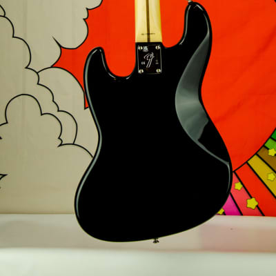 Fender U.S. Geddy Lee Jazz Bass, Maple Fingerboard, Black, USA image 8