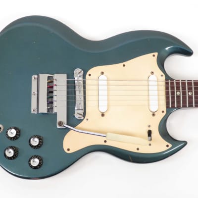 1967 Gibson Melody Maker D Pelham Blue - Rare Double Pickup Model with Original Case image 5